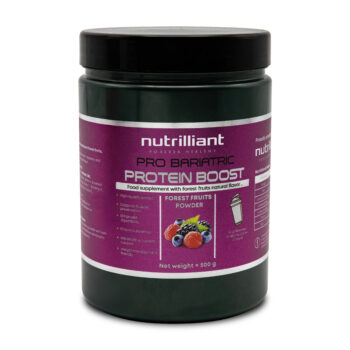 Pudra proteica fermentata in granule de kefir, cu aroma de fructe de padure - Nutrilliant
