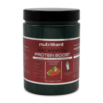 Pudra proteica fermentata in granule de kefir, cu aroma naturala de capsuni - Nutrilliant