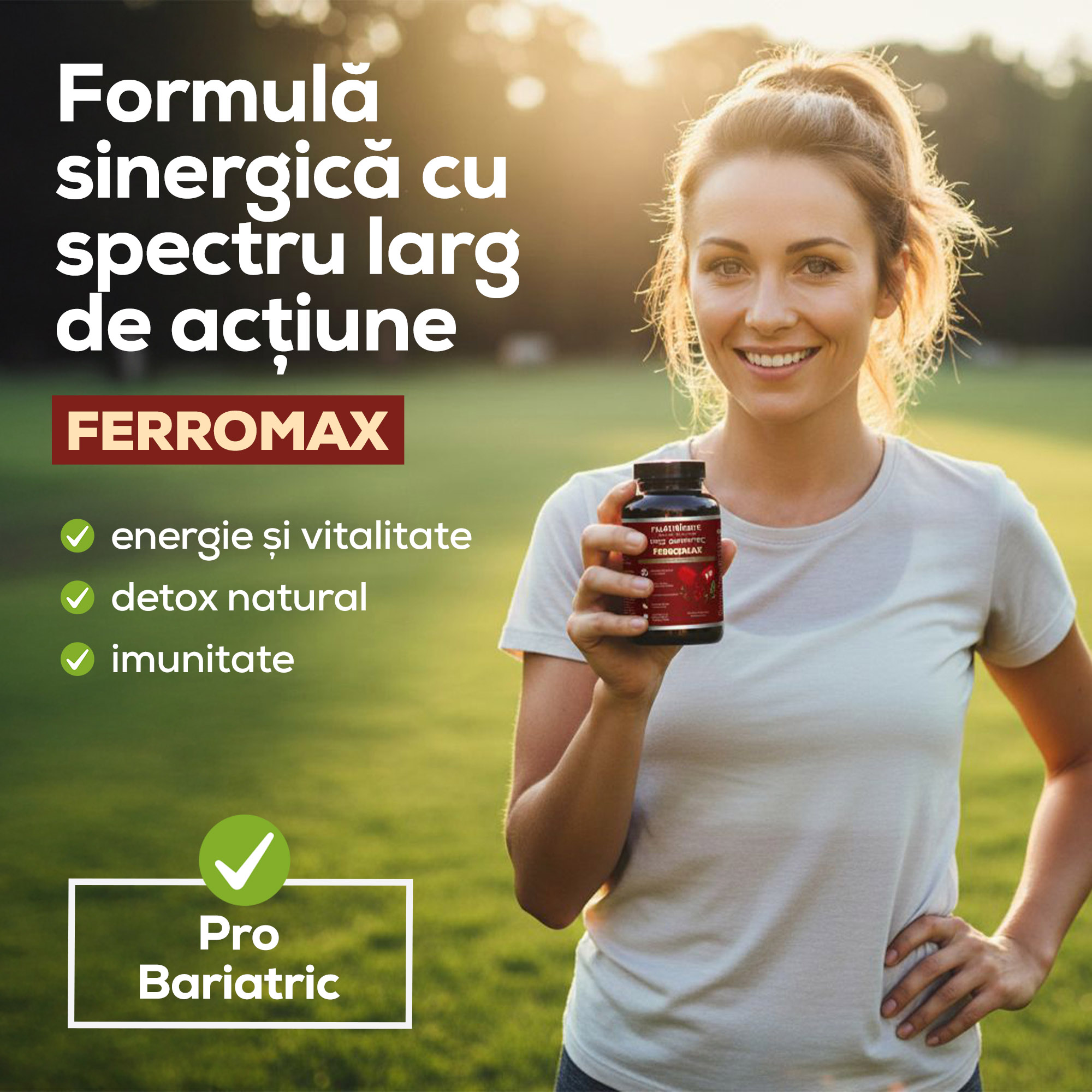 FERRO MAX | Fier cu Vitamina C pentru Energie și Combaterea Anemiei | Nutrilliant - imagine 6
