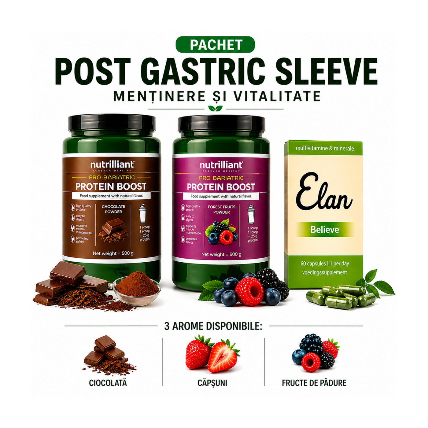 Pachet Menținere și Vitalitate - post Gastric Sleeve