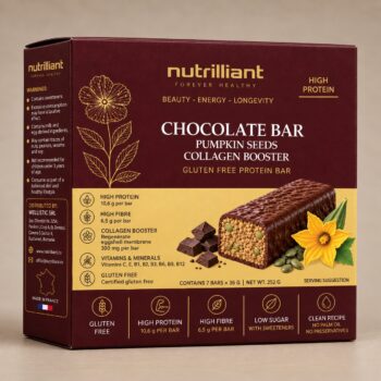 Baton proteic Nutrilliant Chocolate Collagen Booster